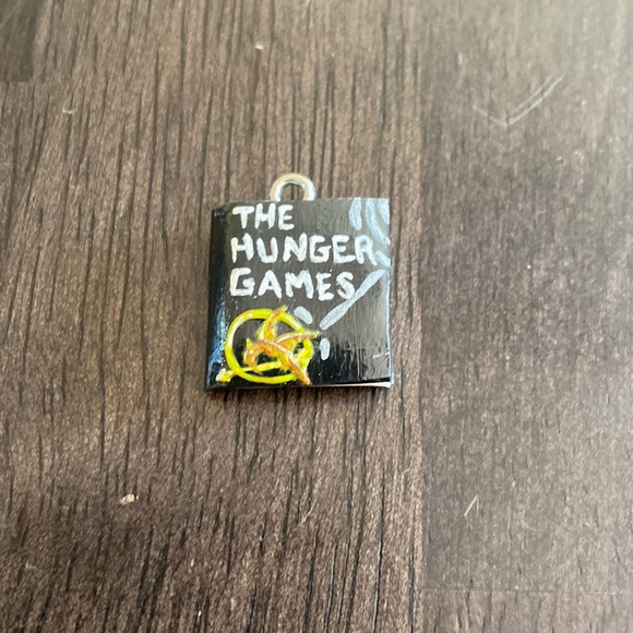 The Hunger Games Inspired Book Cover polymer clay art charm. One size. - Picture 3 of 10